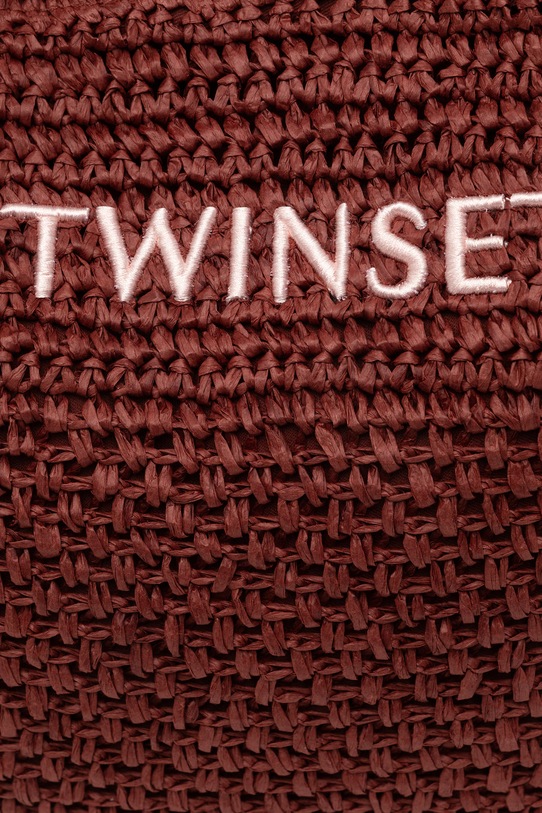 Twinset пляжна сумка жіноча плетена коричневий 261TD8310