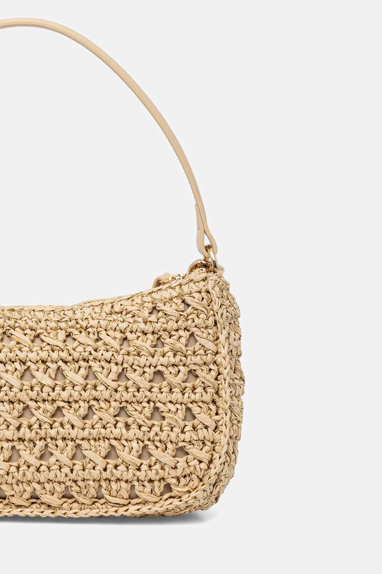 Аксесуари Twinset сумочка жіноча плетена 261TD8081 бежевий