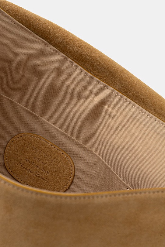 Twinset torebka zamszowa 261TD8560 żółty