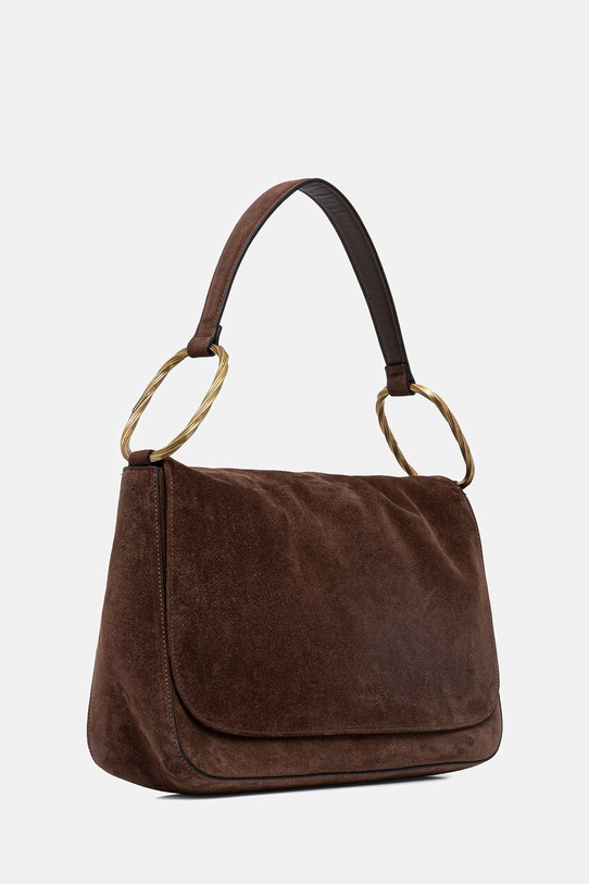 Twinset torebka zamszowa 261TD8560 brązowy SS26