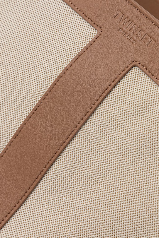 Twinset torebka tote damska beżowy 261TD8530