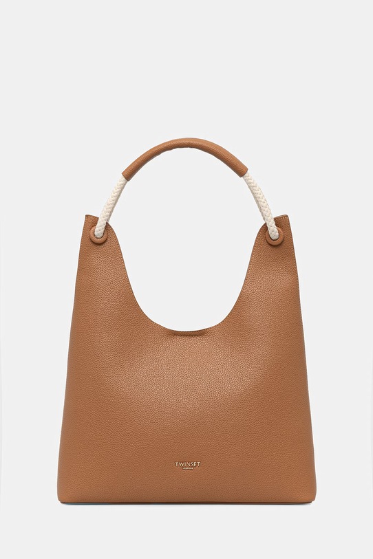 Twinset torebka nie mieści A4 brązowy 261TD8190
