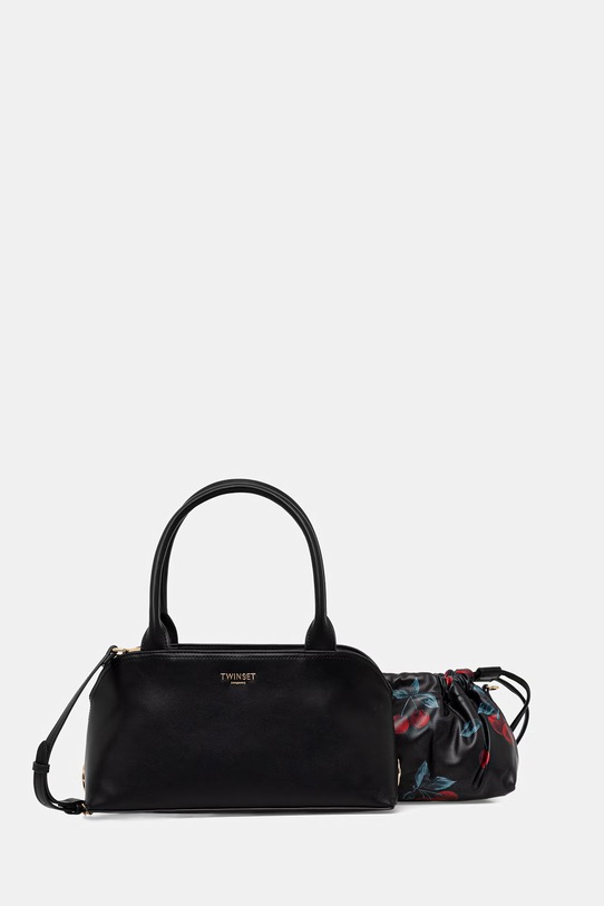 Twinset borsa tote da donna in similpelle nero 261TD8141