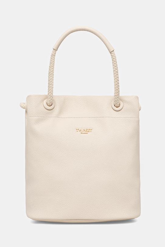 Twinset torebka nie mieści A4 beżowy 261TD8191