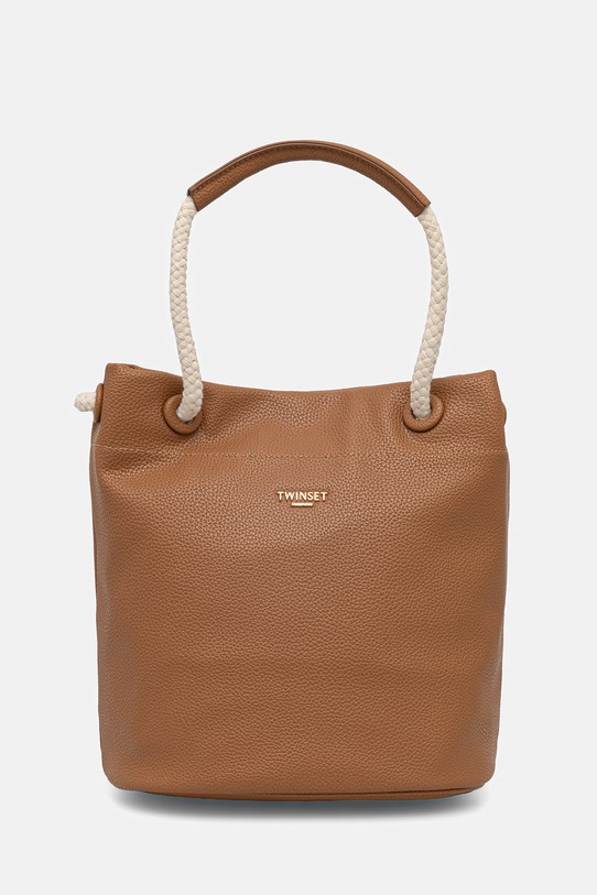 Twinset torebka nie mieści A4 brązowy 261TD8191