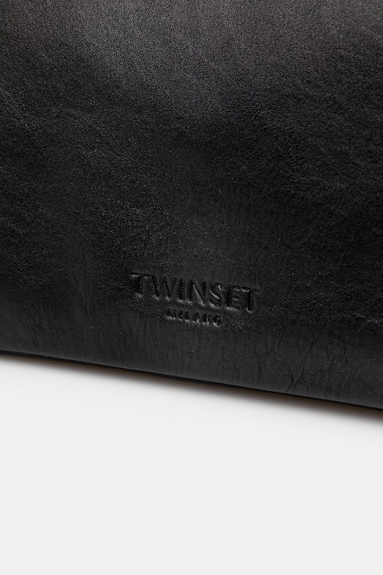 Twinset kabelka typu tote dámska kožená čierna 261TD8451