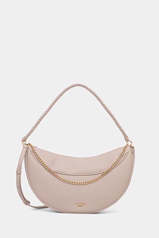 Twinset torebka mieści A4 beżowy 261TD8014