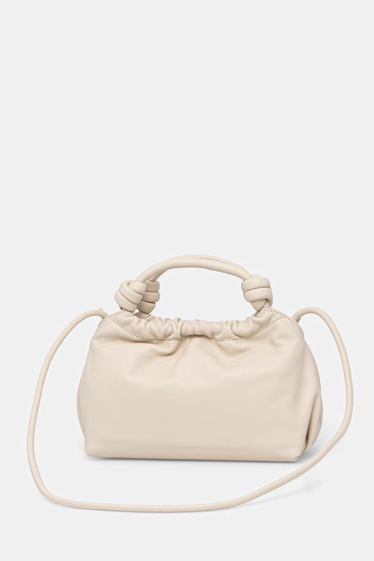 Akcesoria Tommy Hilfiger torebka crossbody damska skórzana AW0AW18369 beżowy