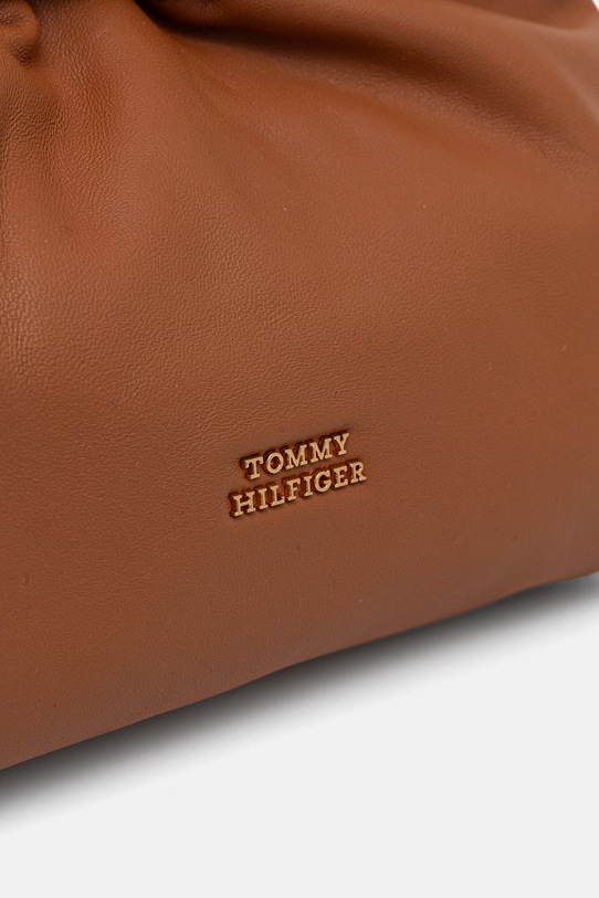 Tommy Hilfiger torebka crossbody damska skórzana brązowy AW0AW18369