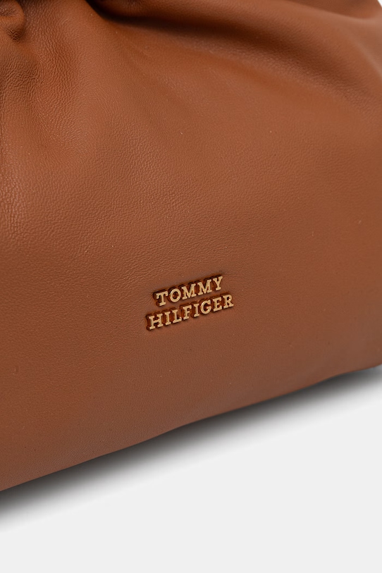 Tommy Hilfiger torebka crossbody damska skórzana brązowy AW0AW18369