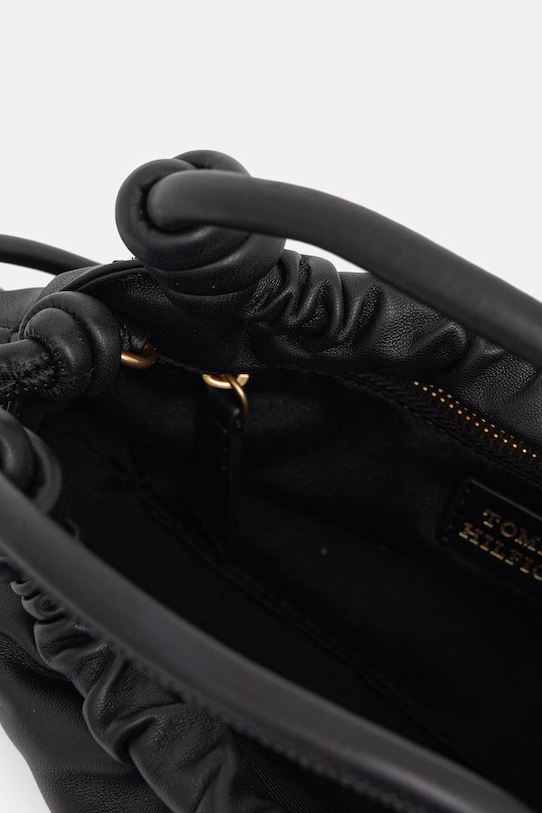 Tommy Hilfiger torebka crossbody damska skórzana AW0AW18369 czarny