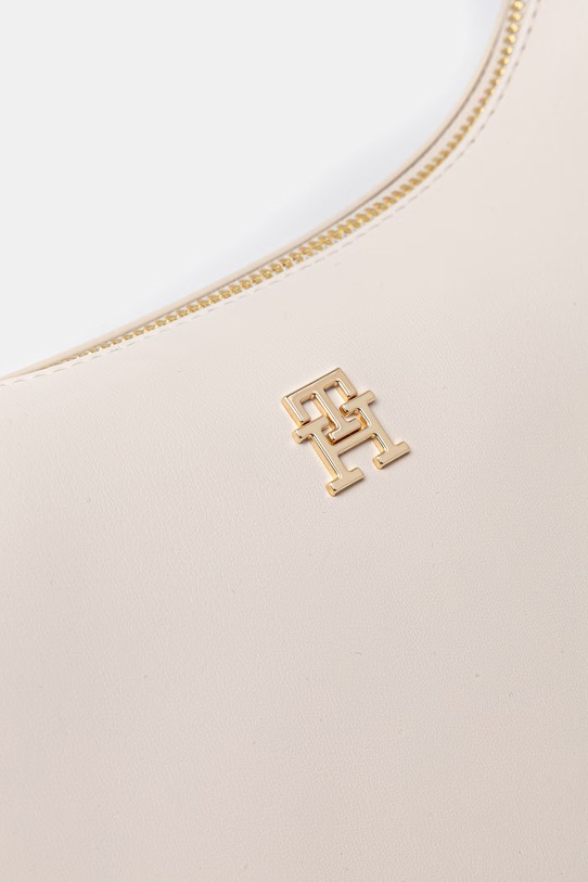 Tommy Hilfiger torebka kuferek damska z imitacji skóry beżowy AW0AW18373