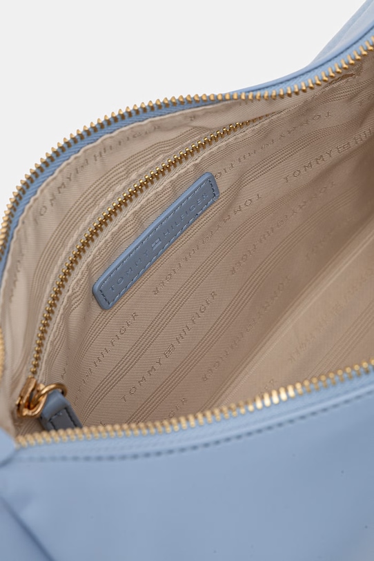 Tommy Hilfiger torbica - kovček ženska iz umetnega usnja AW0AW18373 modra