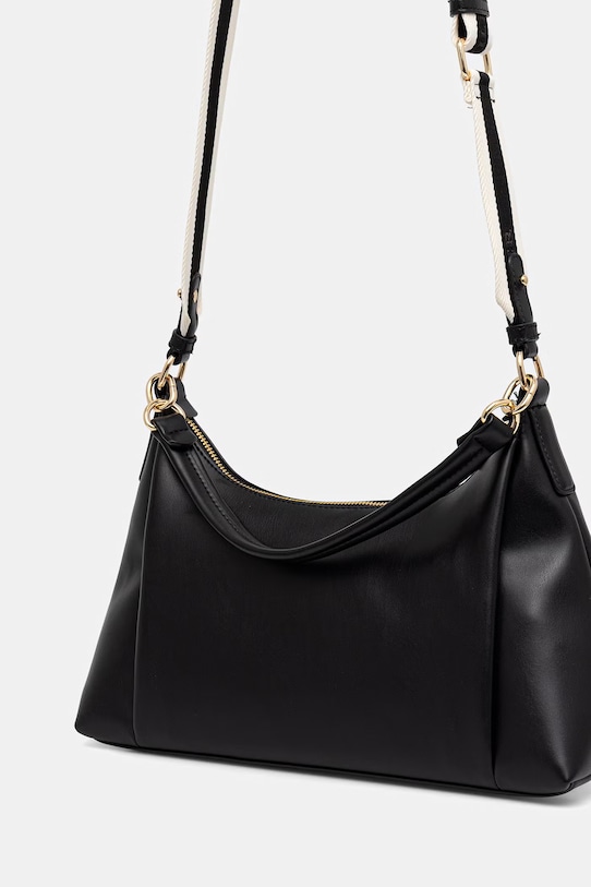 Αξεσουάρ Tommy Hilfiger Βαλιτσάκι γυναικείο από απομίμηση δέρματος AW0AW18373 μαύρο