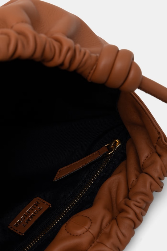 Tommy Hilfiger torebka shopper damska skórzana AW0AW18376 brązowy