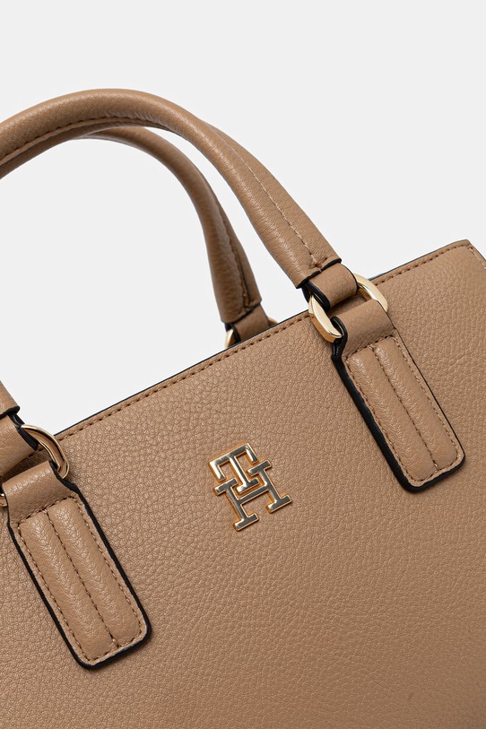 Tommy Hilfiger чанта crossbody дамска от имитация на кожа бежов AW0AW18379