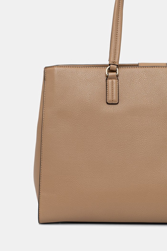 Аксесоари Tommy Hilfiger чанта дамска от имитация на кожа AW0AW18380 бежов