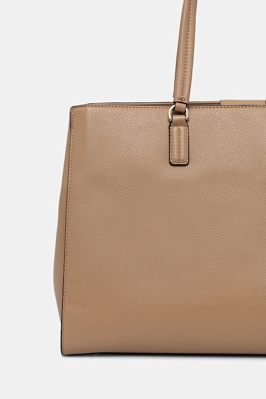 Аксесоари Tommy Hilfiger чанта дамска от имитация на кожа AW0AW18380 бежов