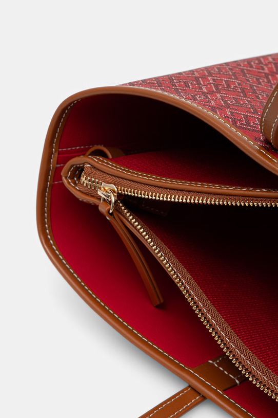 Tommy Hilfiger torebka shopper damska AW0AW18390 czerwony