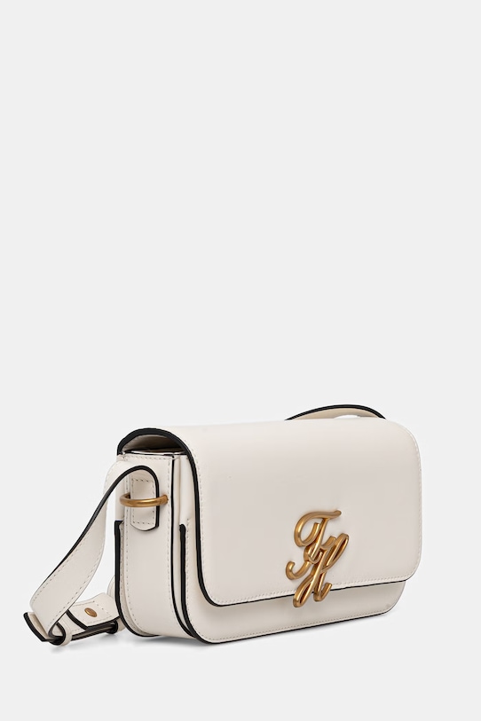 Tommy Hilfiger listonoszka damska skórzana AW0AW18399 beżowy SS26