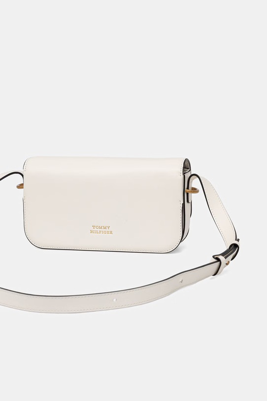 Akcesoria Tommy Hilfiger listonoszka damska skórzana AW0AW18399 beżowy