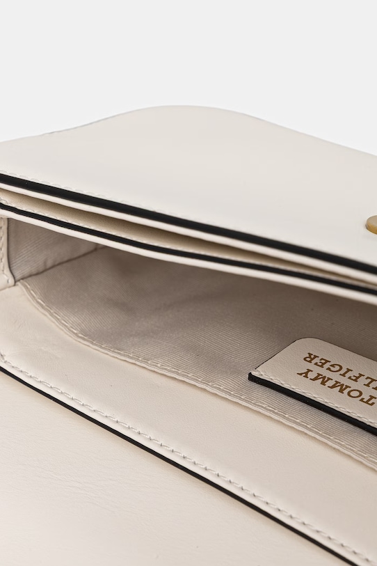 Tommy Hilfiger listonoszka damska skórzana AW0AW18399 beżowy