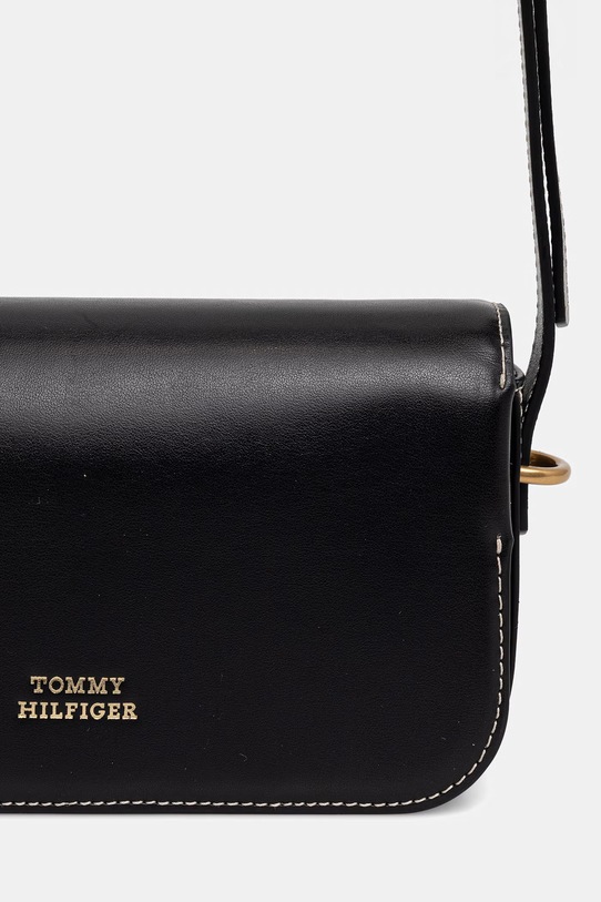 Akcesoria Tommy Hilfiger listonoszka damska skórzana AW0AW18399 czarny