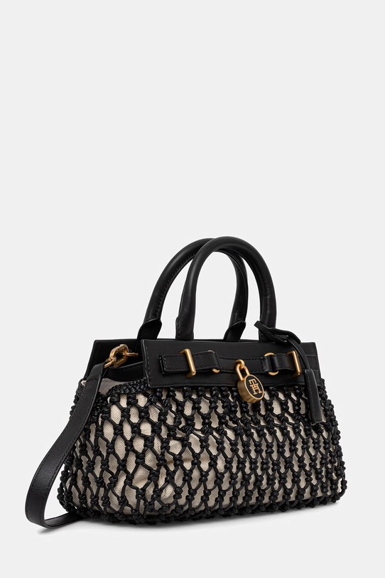 Tommy Hilfiger чанта crossbody дамска от кожа AW0AW18542 черен SS26