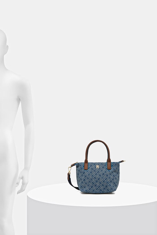 Tommy Hilfiger torebka crossbody damska jeansowa AW0AW18612