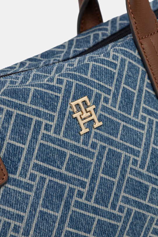 Akcesoria Tommy Hilfiger torebka crossbody damska jeansowa AW0AW18612 niebieski