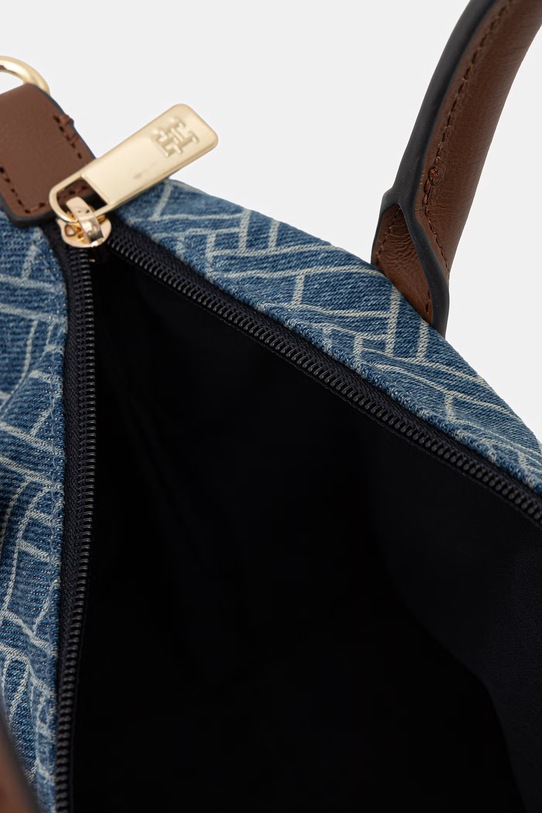 Tommy Hilfiger torebka crossbody damska jeansowa AW0AW18612 niebieski