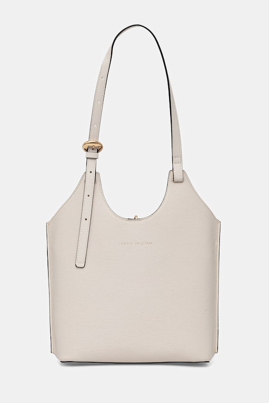 Tommy Hilfiger torebka tote damska beżowy AW0AW18617