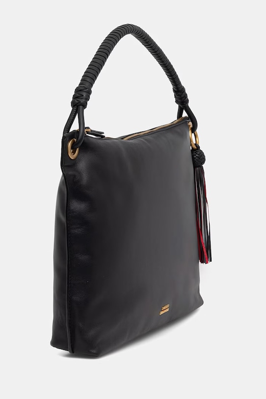 Tommy Hilfiger torebka shopper damska skórzana AW0AW18621 czarny SS26