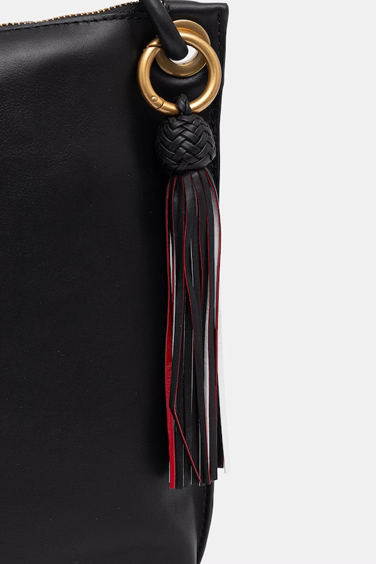 Tommy Hilfiger torebka shopper damska skórzana czarny AW0AW18621