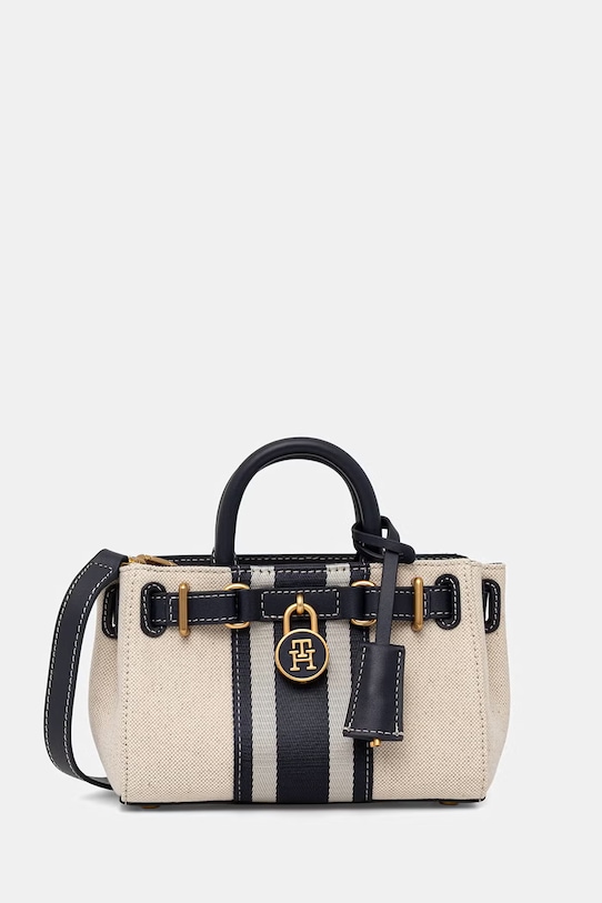 Tommy Hilfiger torebka crossbody damska beżowy AW0AW18625