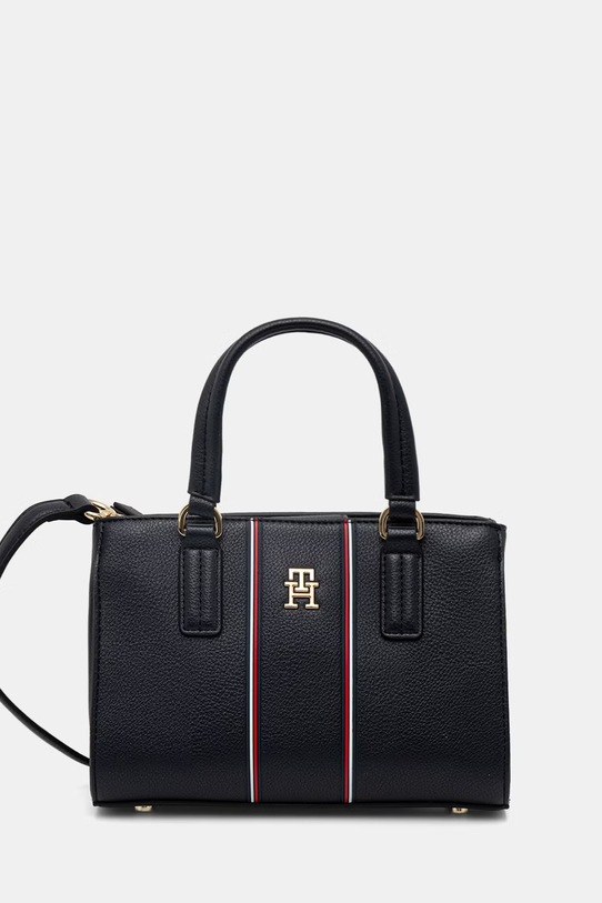 Tommy Hilfiger crossbody kabelka dámska z imitácie kože tmavomodrá AW0AW18642