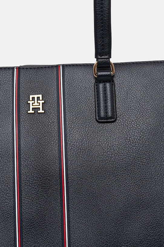 Tommy Hilfiger klasična ženska torbica iz umetnega usnja mornarsko modra AW0AW18643