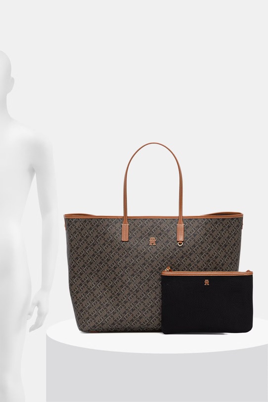 Tommy Hilfiger torebka tote damska z imitacji skóry AW0AW18850