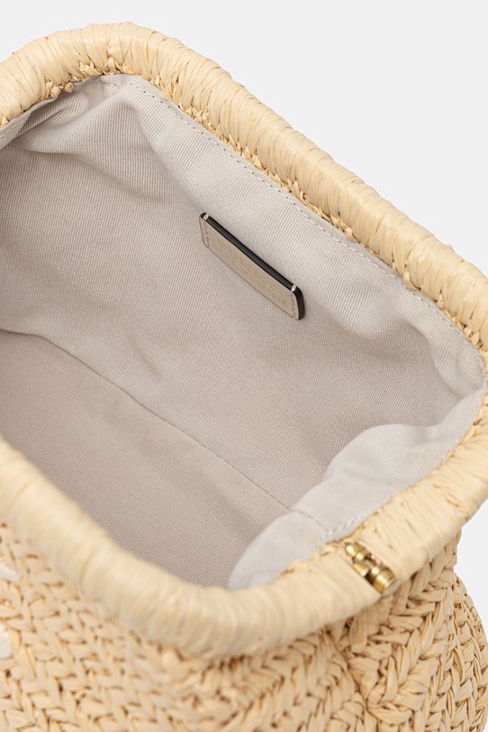 Tommy Hilfiger клъч дамски от сплетена материя SUMMER AW0AW18627 бежов