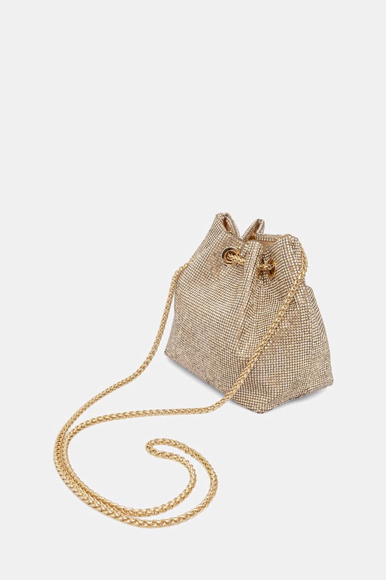 Akcesoria Luisa Spagnoli torebka crossbody damska Insolita 543106 złoty