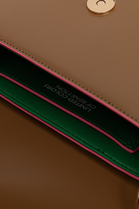 United Colors of Benetton χιαστί Γυναικεία από απομίμηση δέρματος 6PJNVY014 καφέ