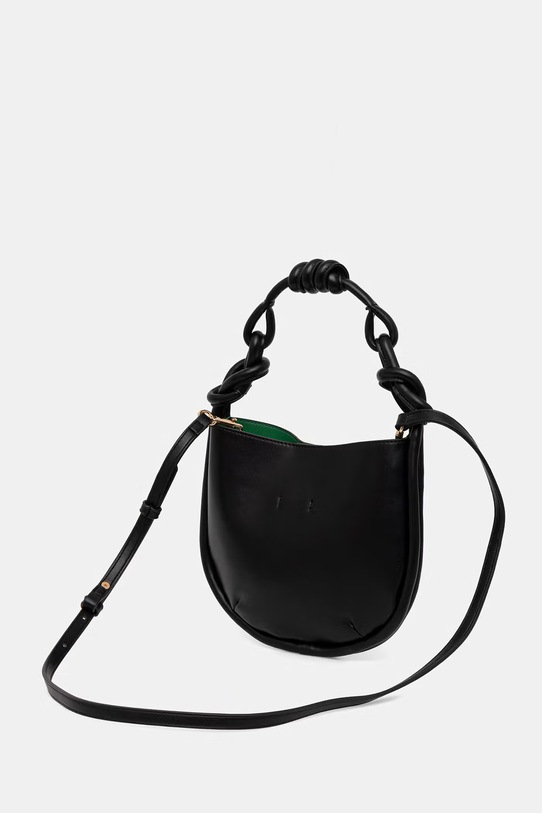 Dodaci United Colors of Benetton crossbody torba za žene od imitacije kože 6TREVY01A crna