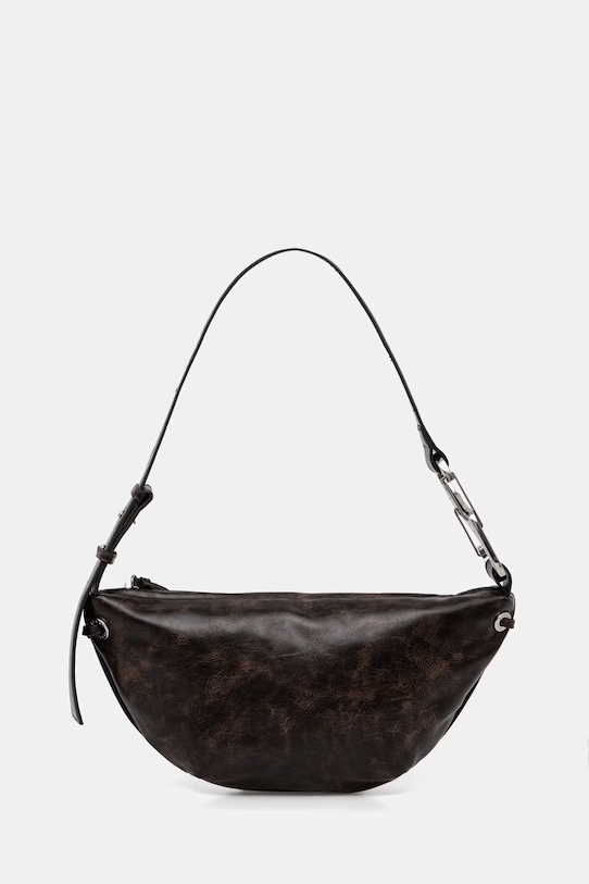 Sisley borsa cornetto da donna in similpelle marrone 686NWY06D