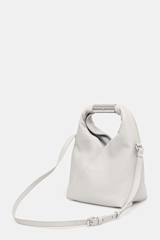 Akcesoria MM6 Maison Margiela torebka damska skórzana SB6WD0042.P7255.T8059 szary