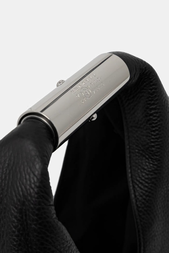 MM6 Maison Margiela torebka skórzana czarny SB6WD0043.P7255.T8013