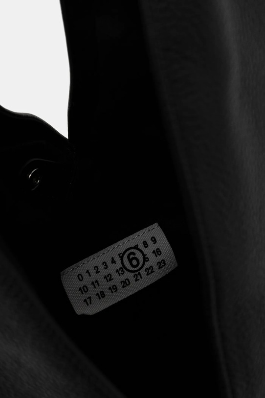 Δερμάτινη τσάντα MM6 Maison Margiela SB6WD0043.P7255.T8013 μαύρο