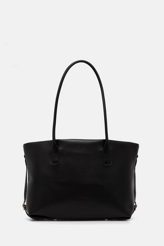 Τσάντα Themoire Tallia απομίμηση λείου δέρματος μαύρο 261WTMTS0