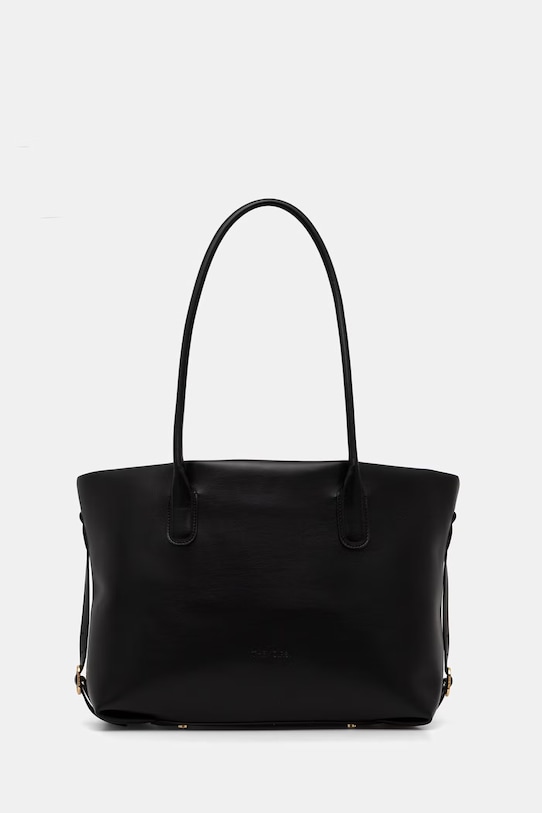 Τσάντα Themoire Tallia απομίμηση λείου δέρματος μαύρο 261WTMTS0