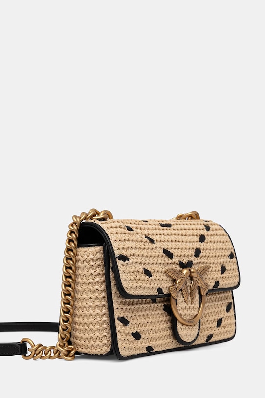Pinko torebka crossbody damska 104550.A1RL beżowy SS26