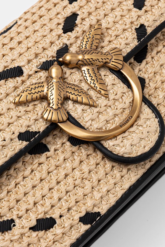 Pinko torebka crossbody damska beżowy 104550.A1RL